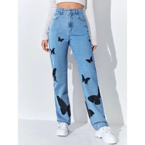 Fly Graphic Denim