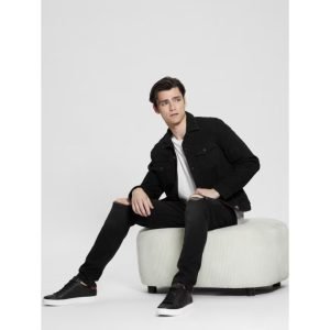 Trucker Denim Jacket (Black)