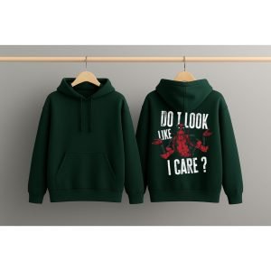 Graphic Dropshoulder Oversize Hoodie (No Care)