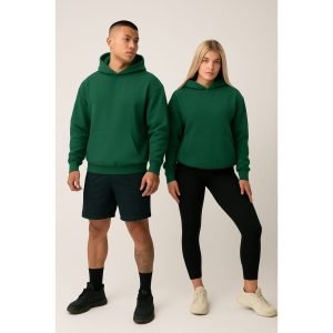 Unisex Drop Shoulder Hoodie (Green)