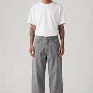 Unisex Loose Leg Urban HeatherGrey Denim